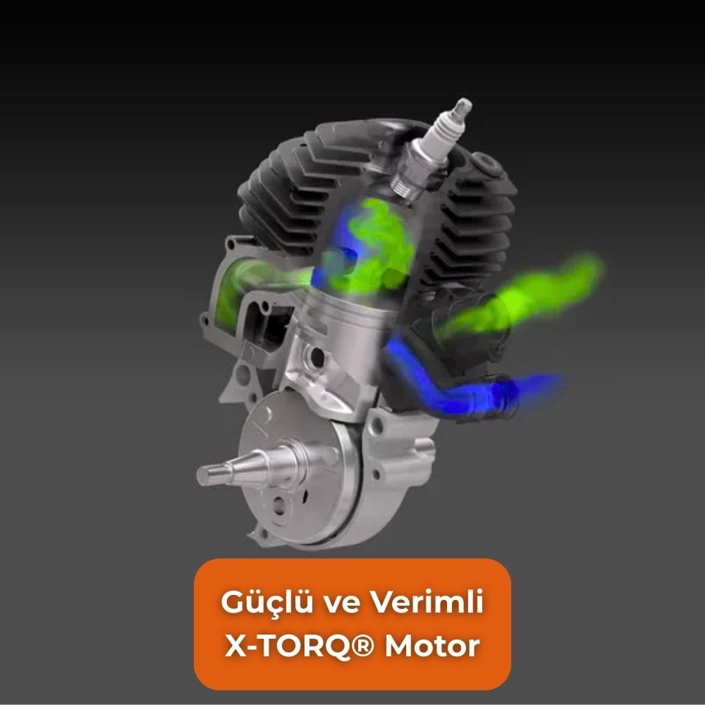 Husqvarna 585 Xp Motorlu Testere 6.9 Hp x-torq teknoloijisi
