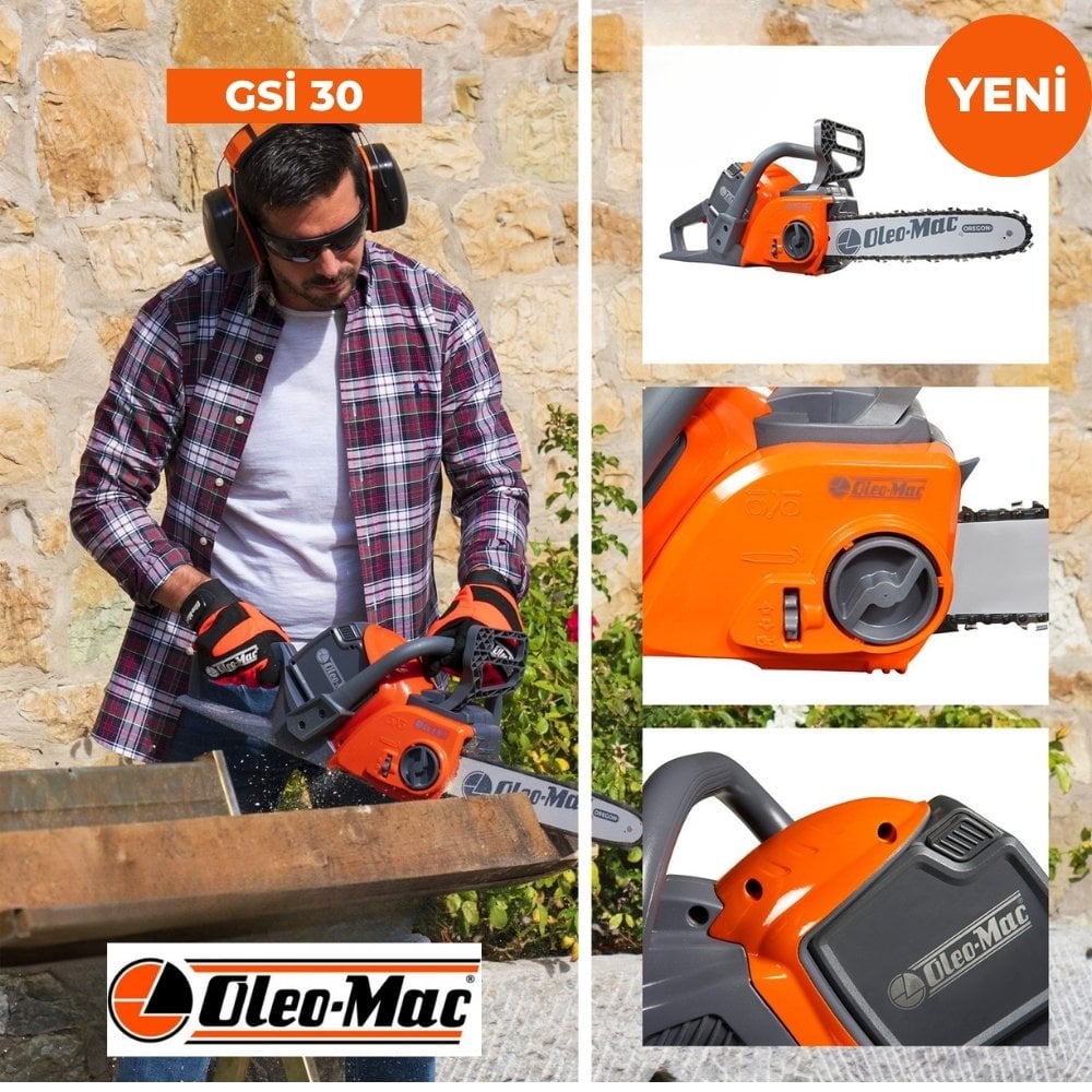 Oleomac Gsi 30 Akülü Testere (Aküsüz)