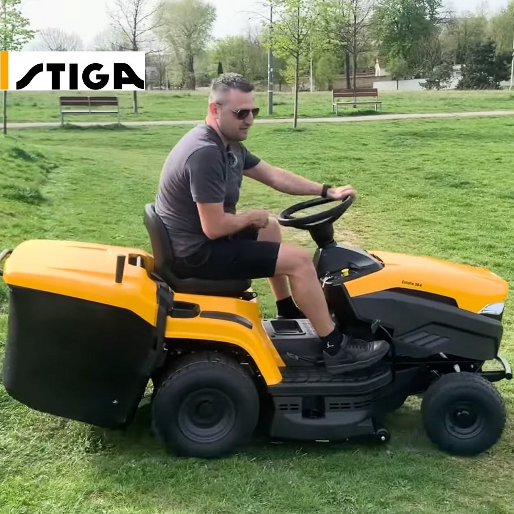 Stiga ESTATE 384 Çim Biçme Traktörü sürüş