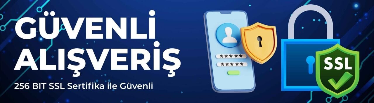 Güvenli Alışveriş – 256 Bit SSL Sertifika ile Koruma Altındasınız