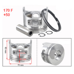 Piston Sekman Takımı 170F-5Hp 0.50