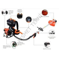 Echo RM520ES Motorlu Tırpan Sırt