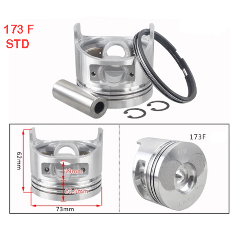 Piston Sekman Takımı 173F-6Hp Std