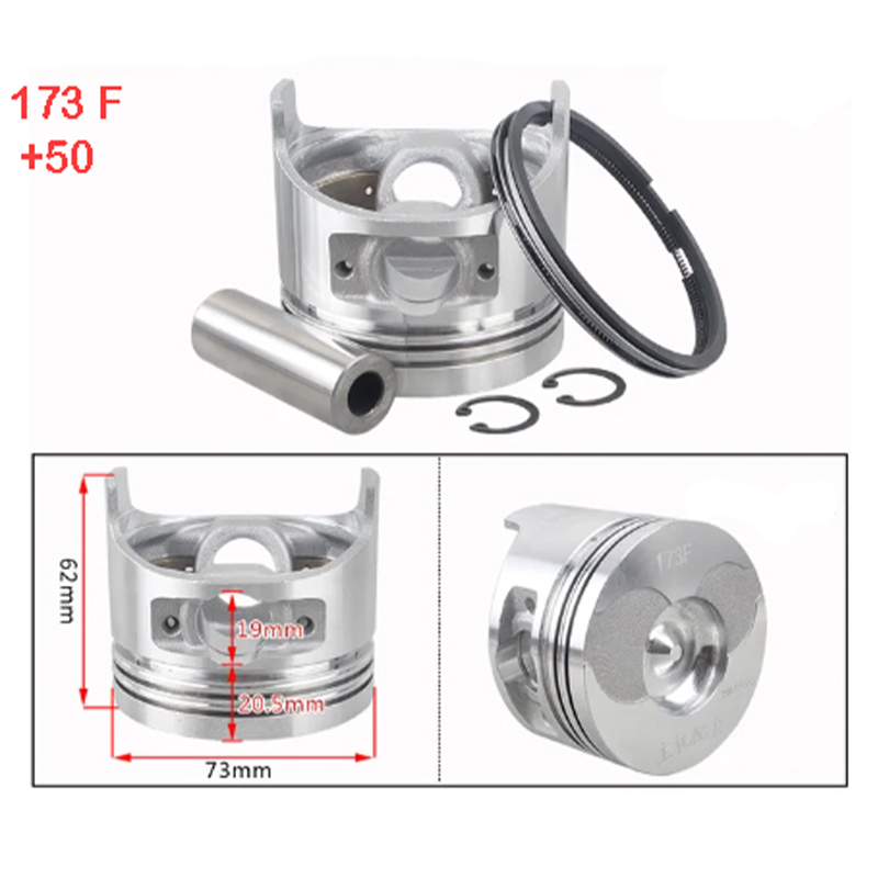 Piston Sekman Takımı 173F-6Hp 0.50