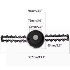 Motorlu Tırpan Zincirli Başlık Canavar