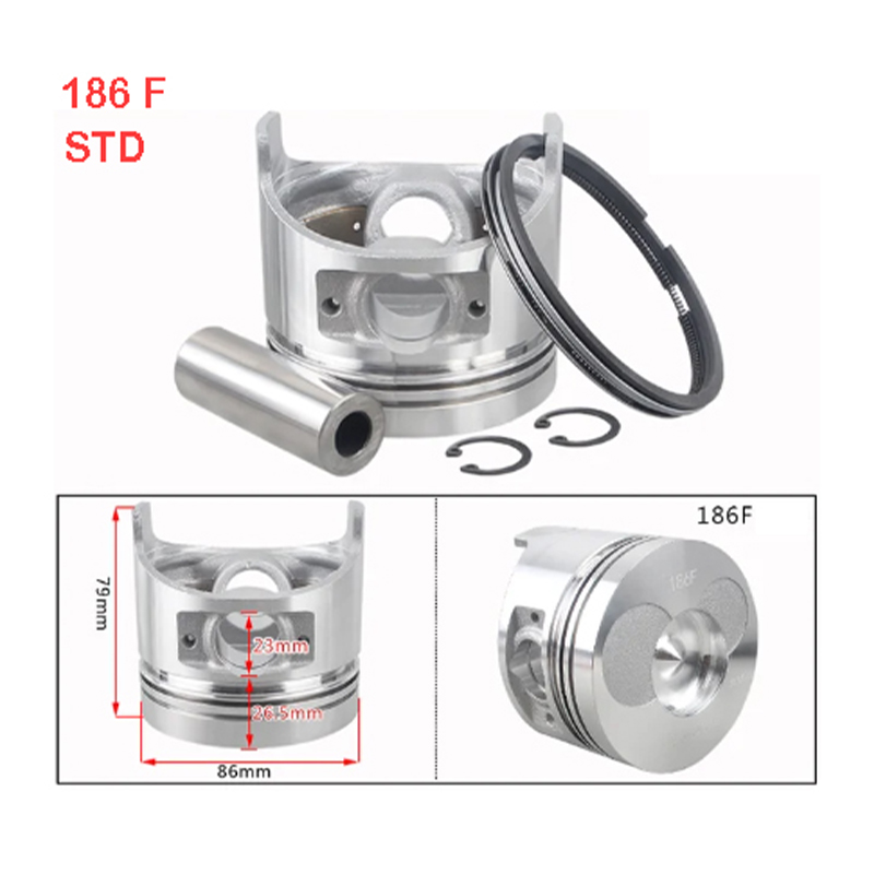 Piston Sekman Takımı 186F-10Hp Std