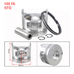 Piston Sekman Takımı 188F-12Hp Std