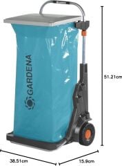 Gardena Seyyar Çöp Toplama Arabası