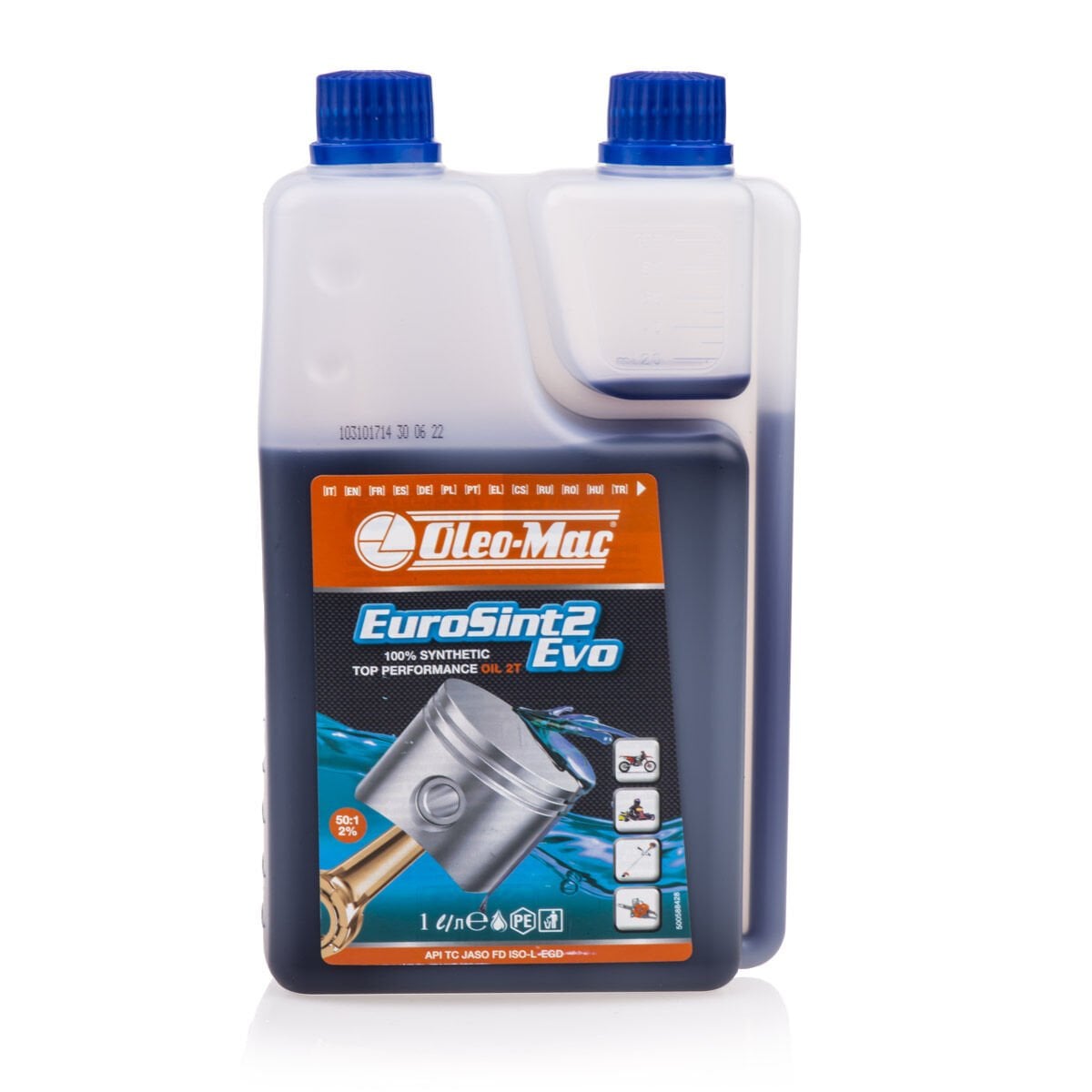 Oleomac Eurosint 2 Zamanlı Ölçekli Motor Yağı 1 Litre
