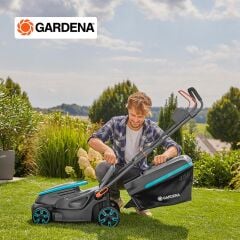 Gardena Akülü Çim Biçme Makinesi PowerMax 37/36V P4A SET