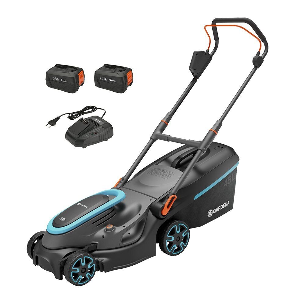 Gardena Akülü Çim Biçme Makinesi PowerMax 37/36V P4A SET