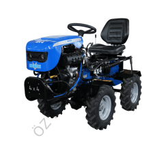 Yaman 4x4 Dizel Motorlu Marşlı Mini Traktör Çapa Makinası 10 Hp