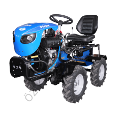 Fırtına 4x4 Dizel Motorlu Marşlı Mini Traktör Çapa Makinası 10 Hp