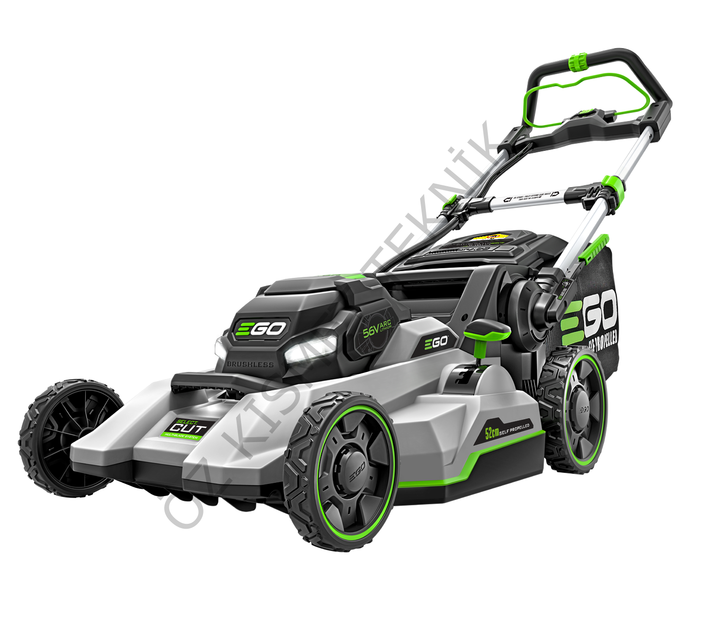 Ego Power LM2135E-SP KİT Akülü Şanzımanlı Çim Biçme Makinesi 52 cm