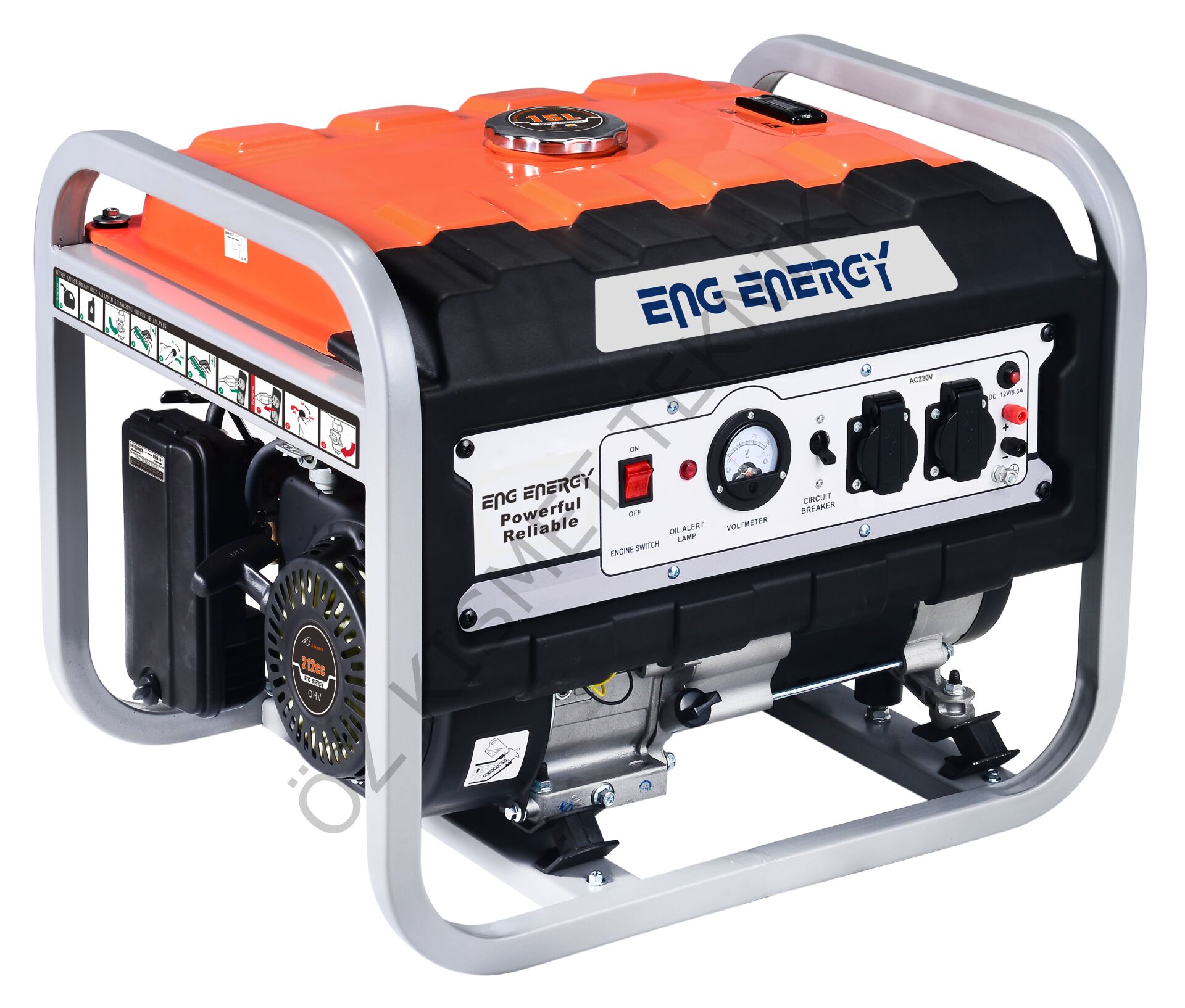 Energy KM4000M Benzinli İpli Jeneratör 3 Kw