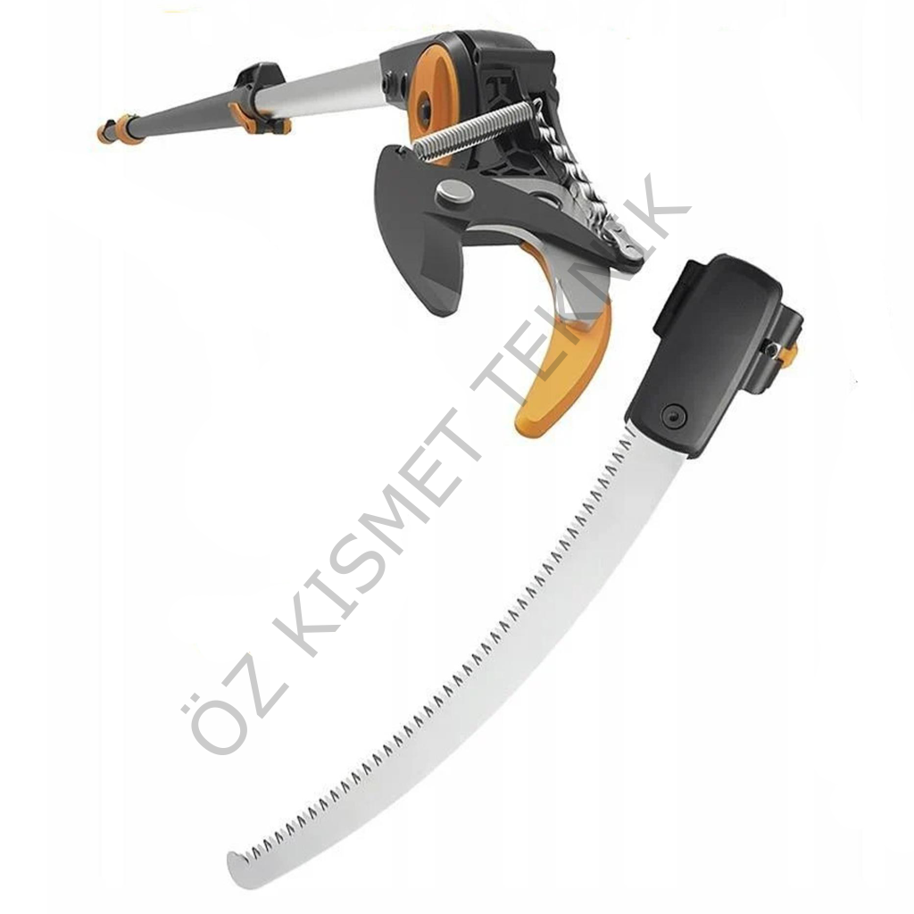 Fiskars Upx86 Teleskopik Yüksek Dal Budama Makası+Testere
