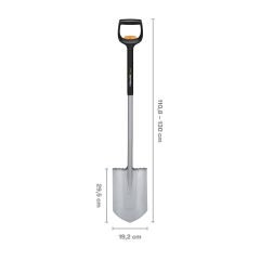 Fiskars Teleskopik Bahçe Küreği Keskin Uçlu 131300-1001567