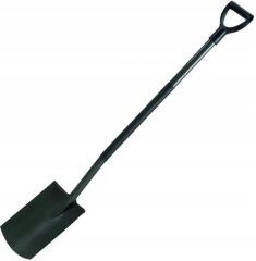 Fiskars 1004812 Ergonomik Bahçe Küreği Düz Uçlu