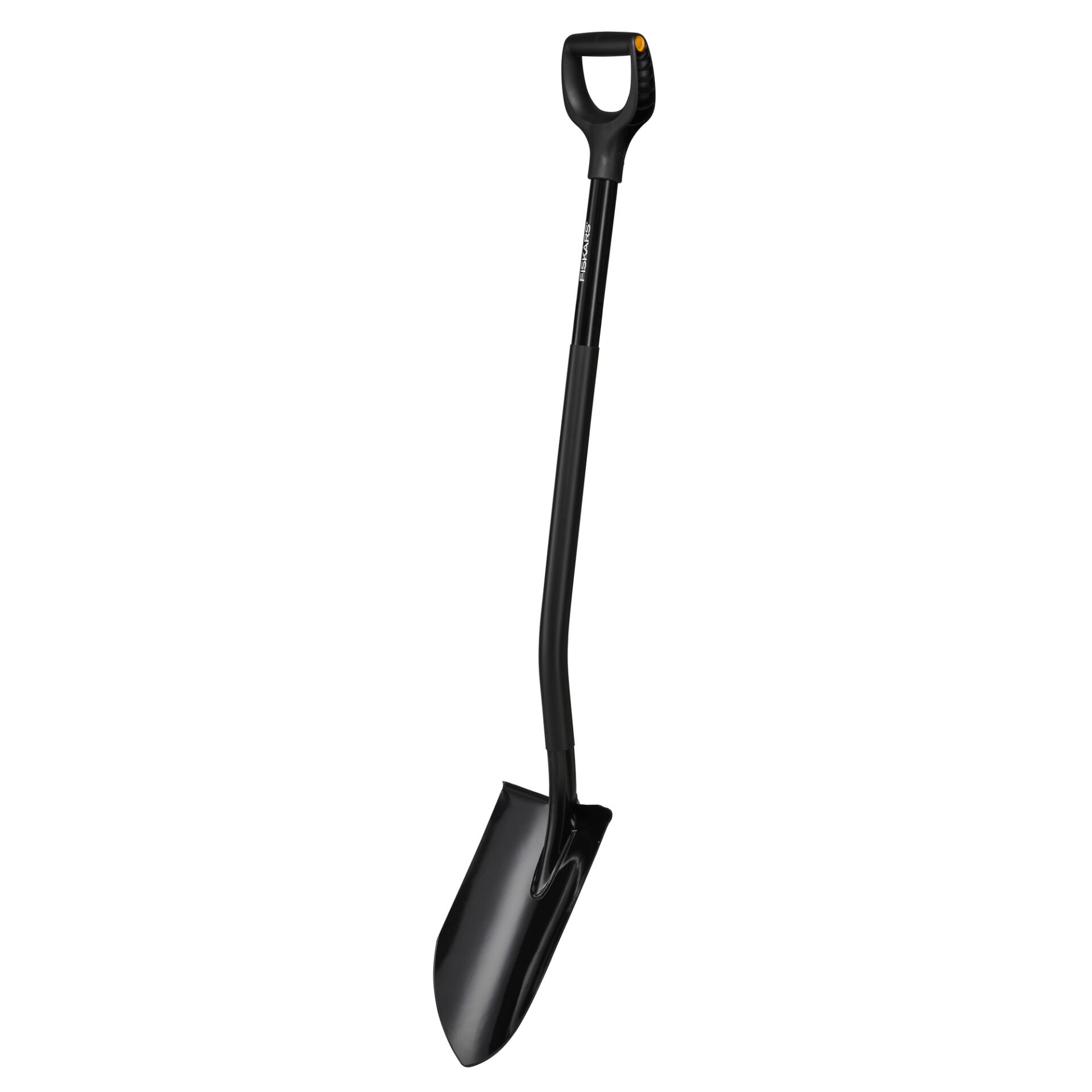 Fiskars 1066707 Ergonomik Pro Siyah Sivri Uçlu Ağır İş Küreği XL