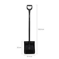 Fiskars 1066713 Ergonomik Pro Geniş Ağızlı Ağır İş Küreği
