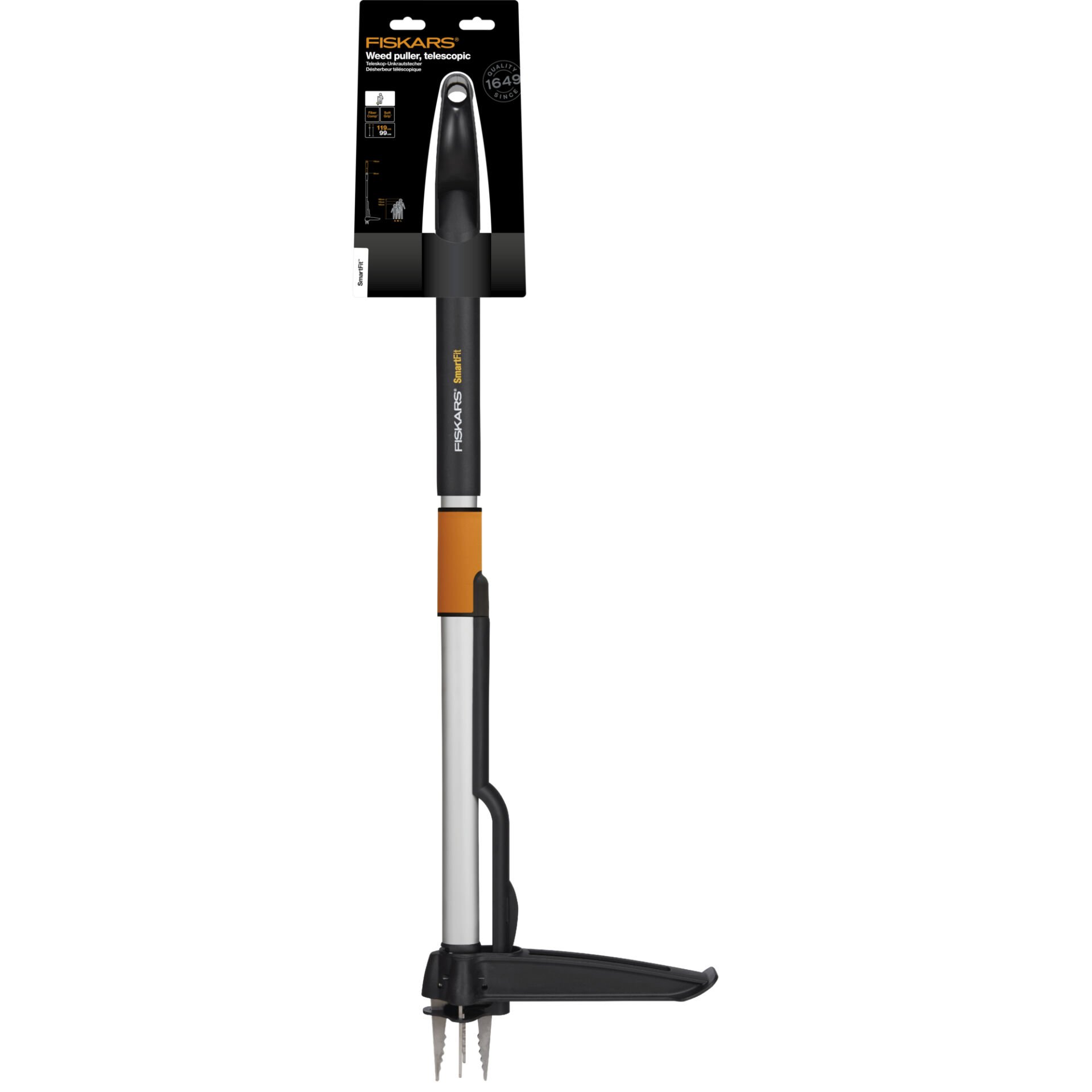 Fiskars 1020125 SmartFit Teleskopik Yabani Ot Sökücü