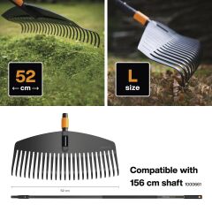 Fiskars 1000642 QuikFit Yaprak Tırmığı L