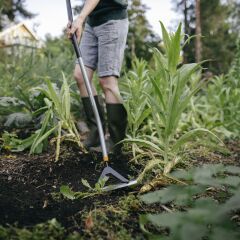Fiskars 1077110 Ergonomik Yabani Ot Temizleyici Düz