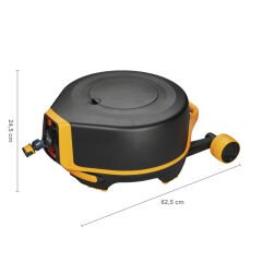 Fiskars 1025933 Tekerlekli Otomatik Hortum Makarası XL 1/2” 13mm 20m+7m