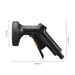 Fiskars 1070836 Solid 3 Fonksiyonlu Sulama Tabancası Sert Püskürtme