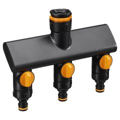 Fiskars 1070578 3 Çıkışlı Musluk Bağlantısı 21mm/26,5mm/33,3mm