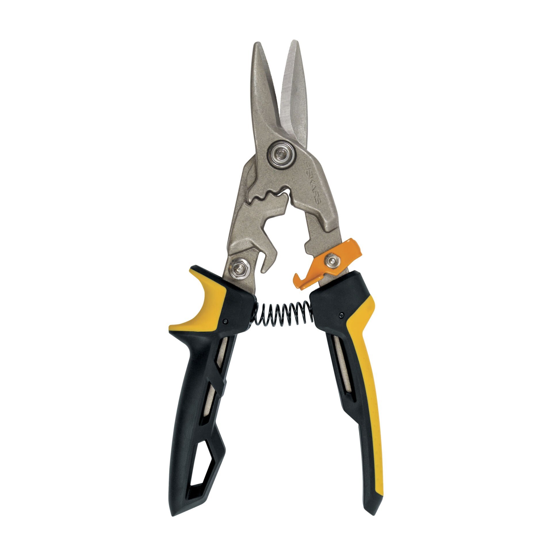 Fiskars 1027207 PowerGear Metal Levha Sac Kesme Makası Düz Kesim