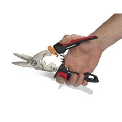 Fiskars 1027209 PowerGear Metal Levha Sac Kesme Makası Sol Kesim