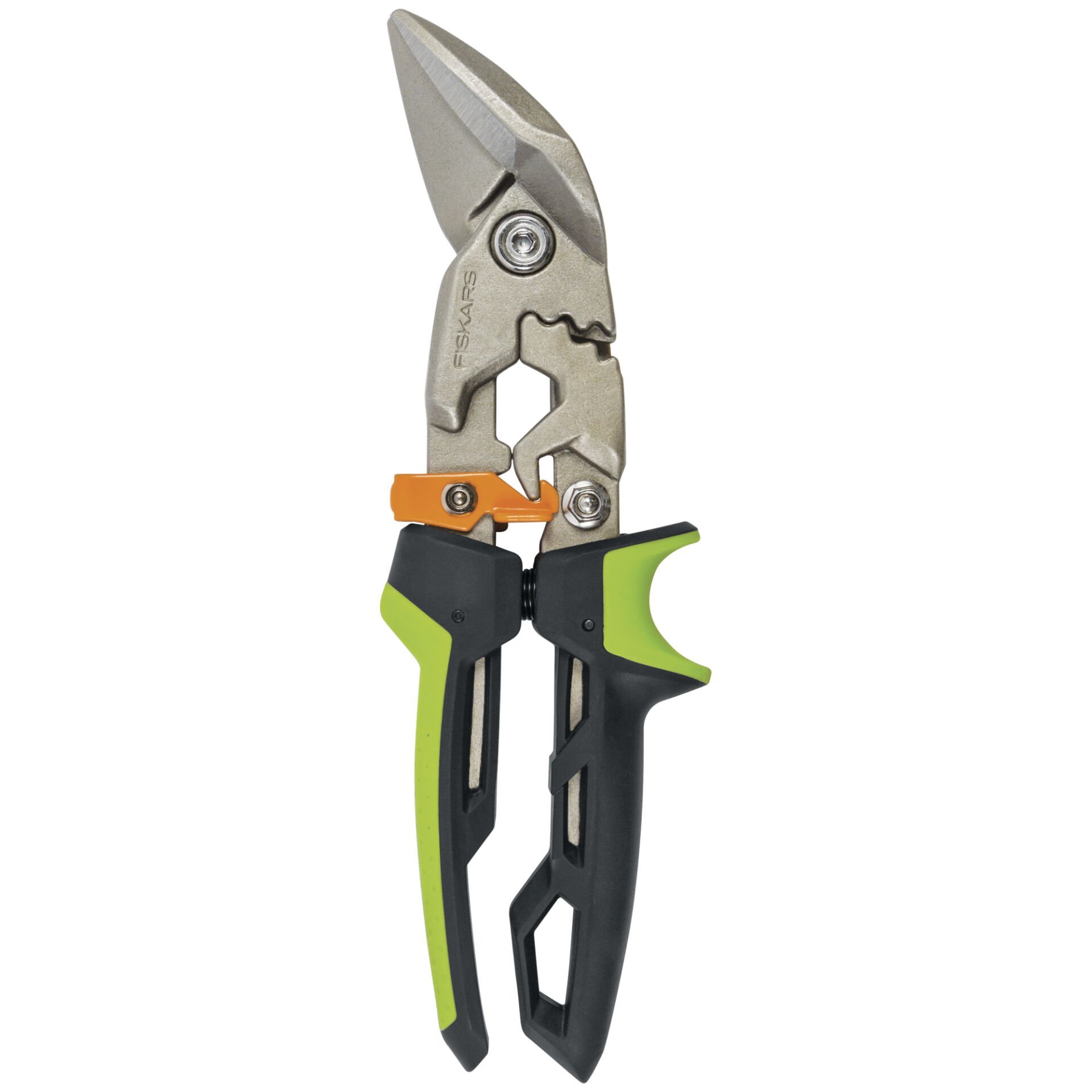 Fiskars 1027210 PowerGear Metal Levha Sac Kesme Makası Offset Sağ Kesim