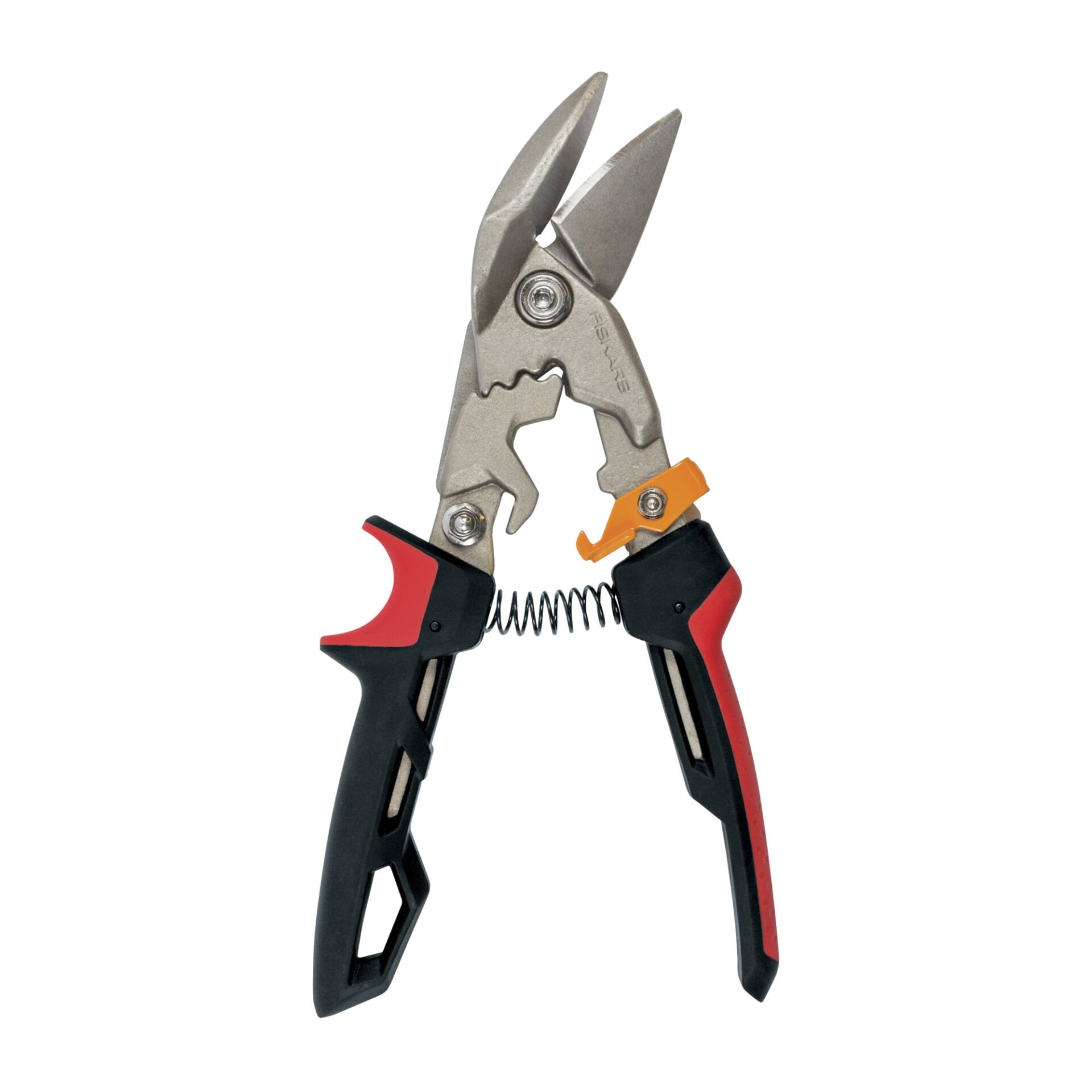 Fiskars 1027211 PowerGear Metal Levha Sac Kesme Makası Offset Sol Kesim