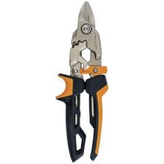 Fiskars 1027212 PowerGear Metal Levha Sac Kesme Makası Kısa Kesim (Bulldog)