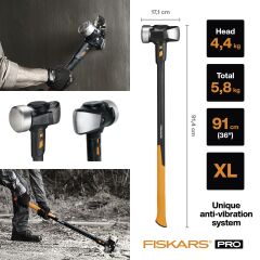 Fiskars 1020164 IsoCore Balyoz XL