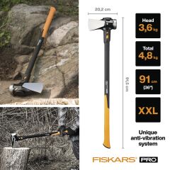 Fiskars 1020220 Yarma Ve Vurma Baltası XXL