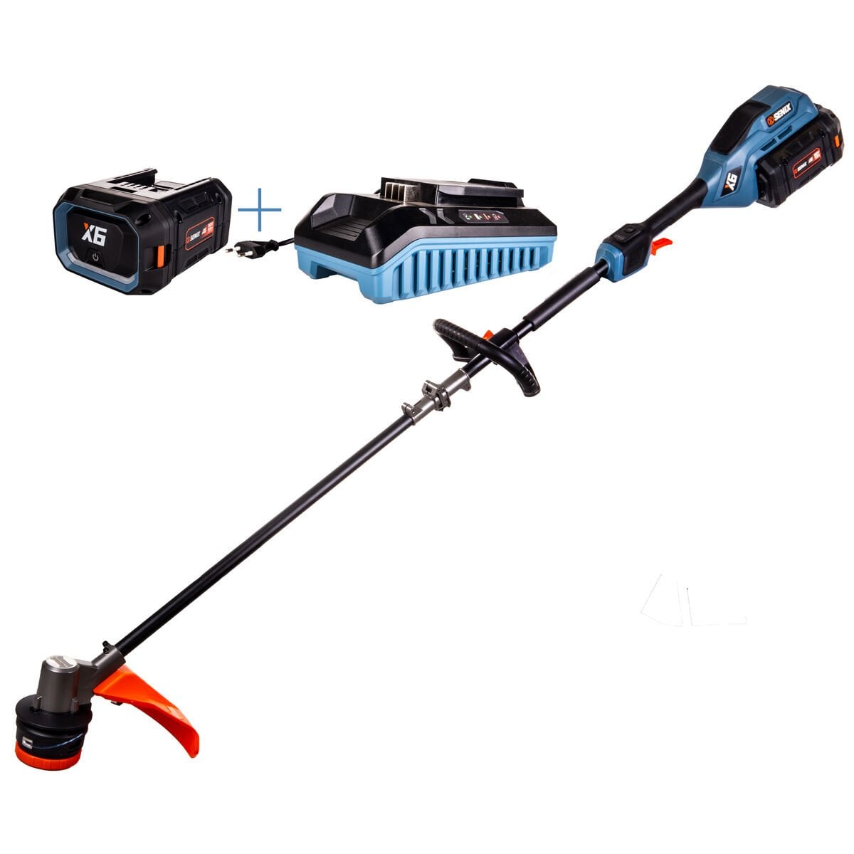 Senix GTX6-M-EU Akülü Tırpan 6.0Ah Akü+Şarj Cihazı