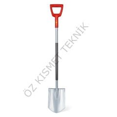 WolfGarten ASP-D Kürek Kavisli Saplı