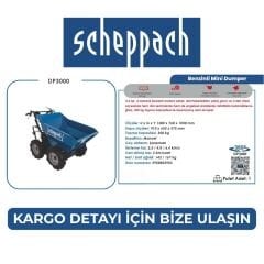 Scheppach Mini Dumper DP3000 4x4