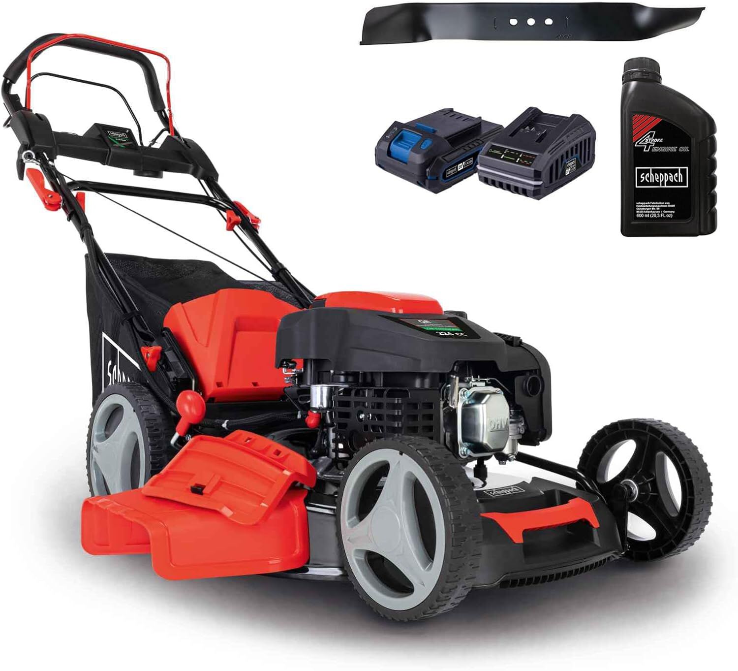 Scheppach MS225-53E Çim Biçme Makinesi Marşlı