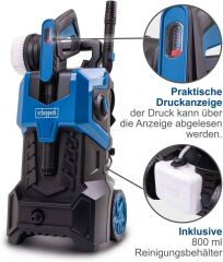 Scheppach﻿ HCE3000 Yüksek Basınçlı Yıkama Makinesi 180Bar