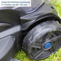 Scheppach BC-MP320 Akülü Çim Biçme Makinesi 1X4.0 Ah Akü ve Şarj Cihazlı