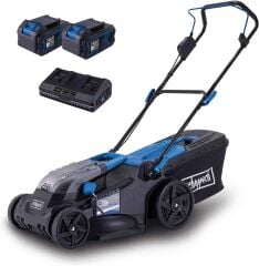 Scheppach BC-MP430 Akülü Çim Biçme Makinesi 2X4.0 Ah Akü ve Şarj Cihazlı