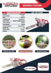 Samsung Power GSP-410 Motorlu Testere