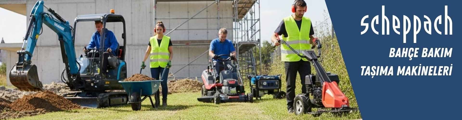 Scheppach bahçe makineleri