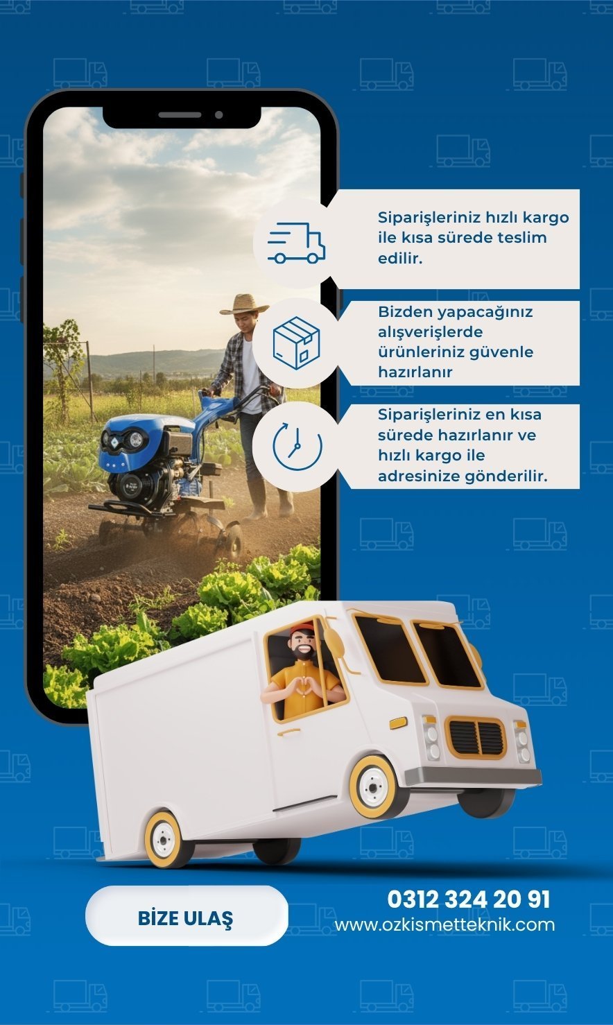 Oleo-Mac Türkiye hızlı ve güvenli kargo hizmeti