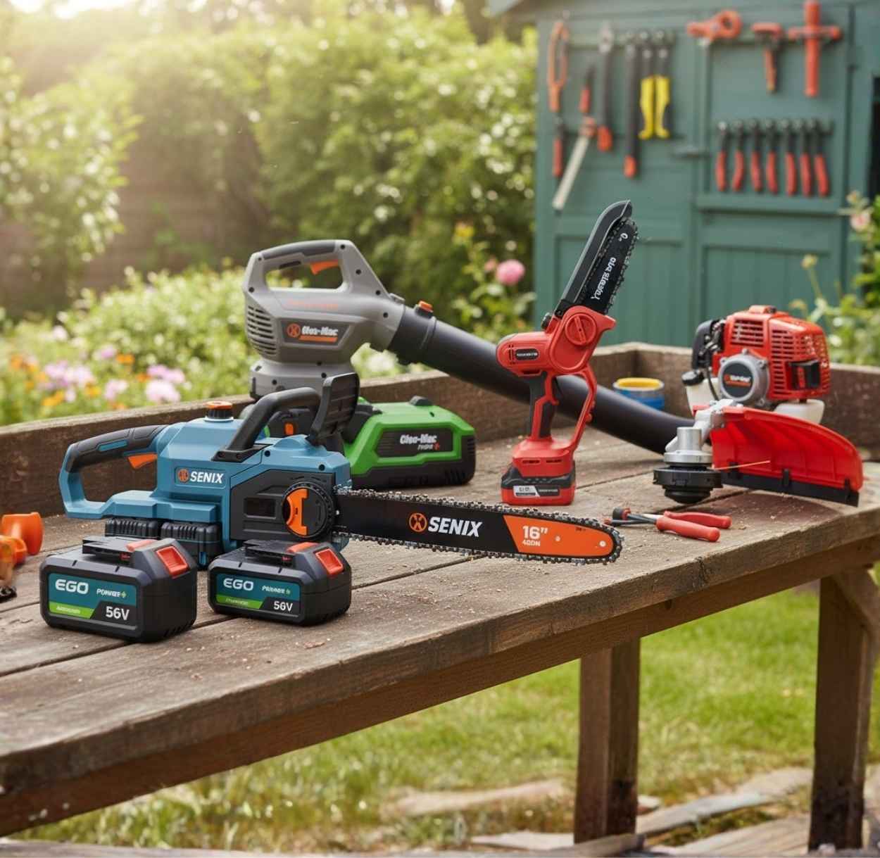 akülü çim biçme makinesi